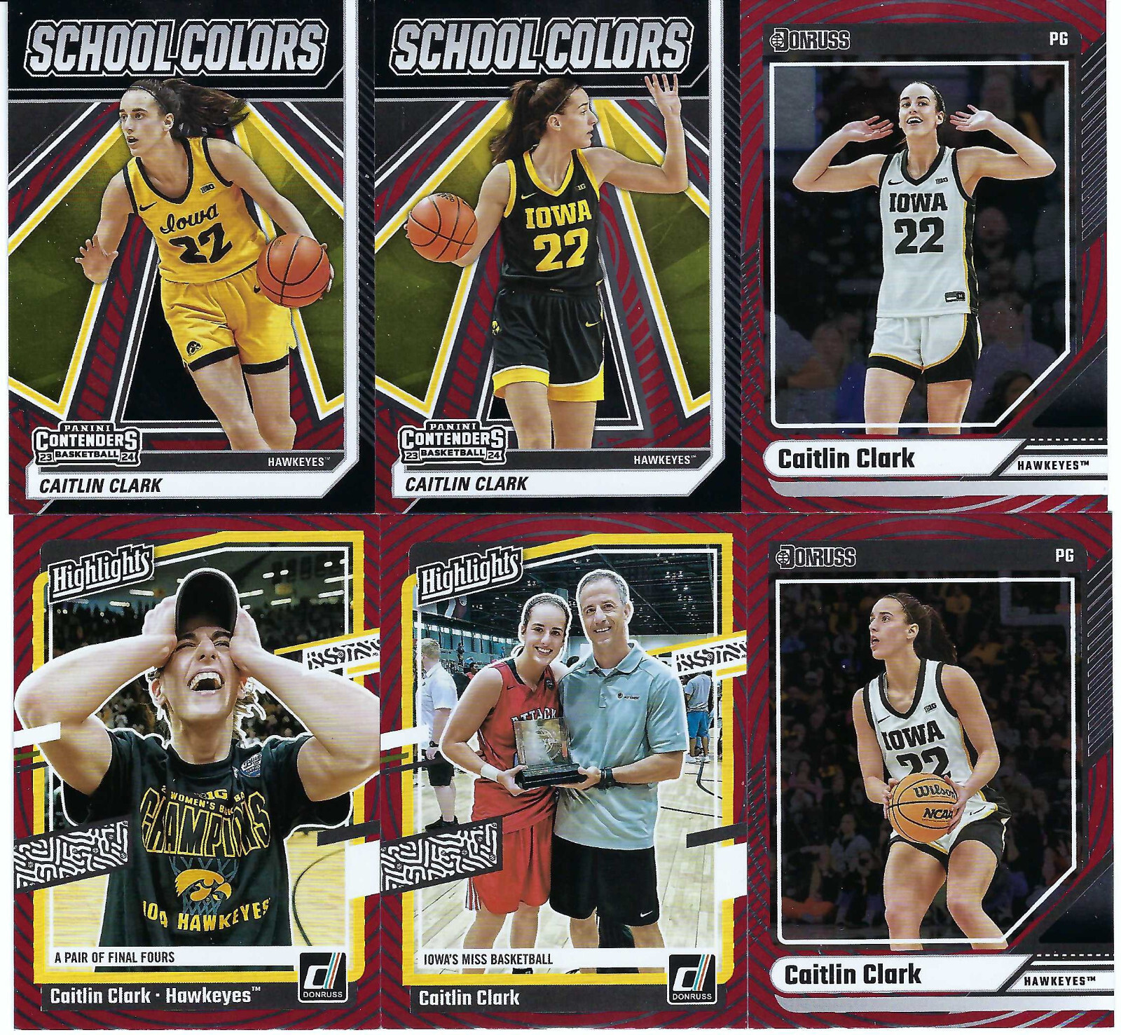 2024 Panini Caitlin Clark Collection Base and Inserts Complete Your Set You Pick