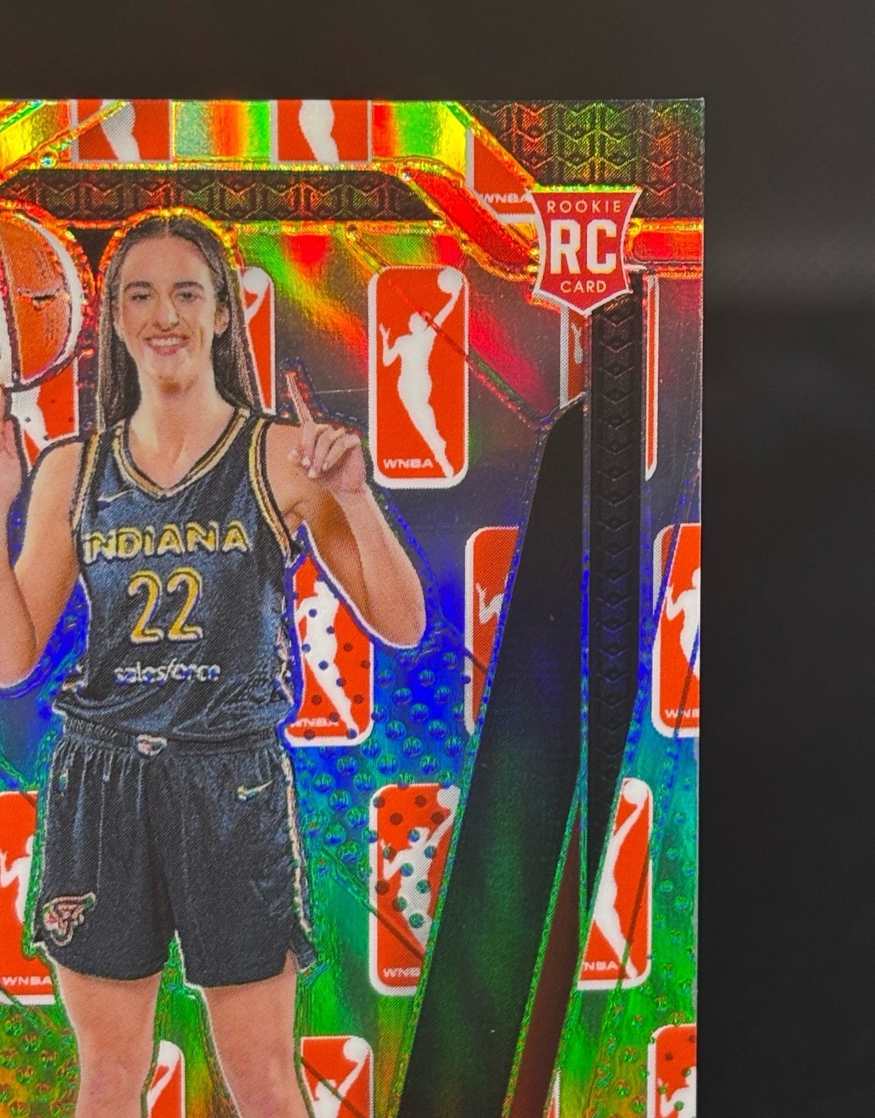 2024 Panini Prizm WNBA Caitlin Clark #145 Logo Prizm SSP RC