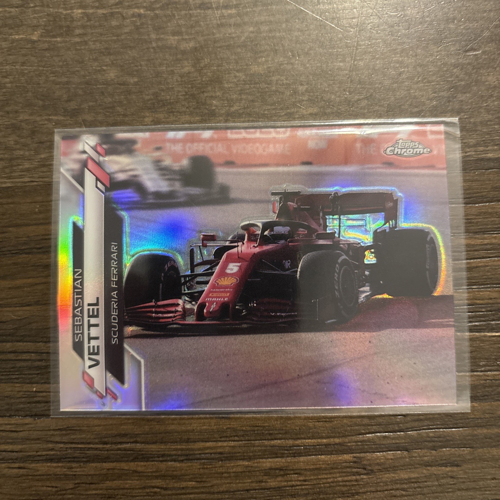 2020 Topps Chrome Formula 1 F1 Refractor Parallel Sebastian Vettel 23