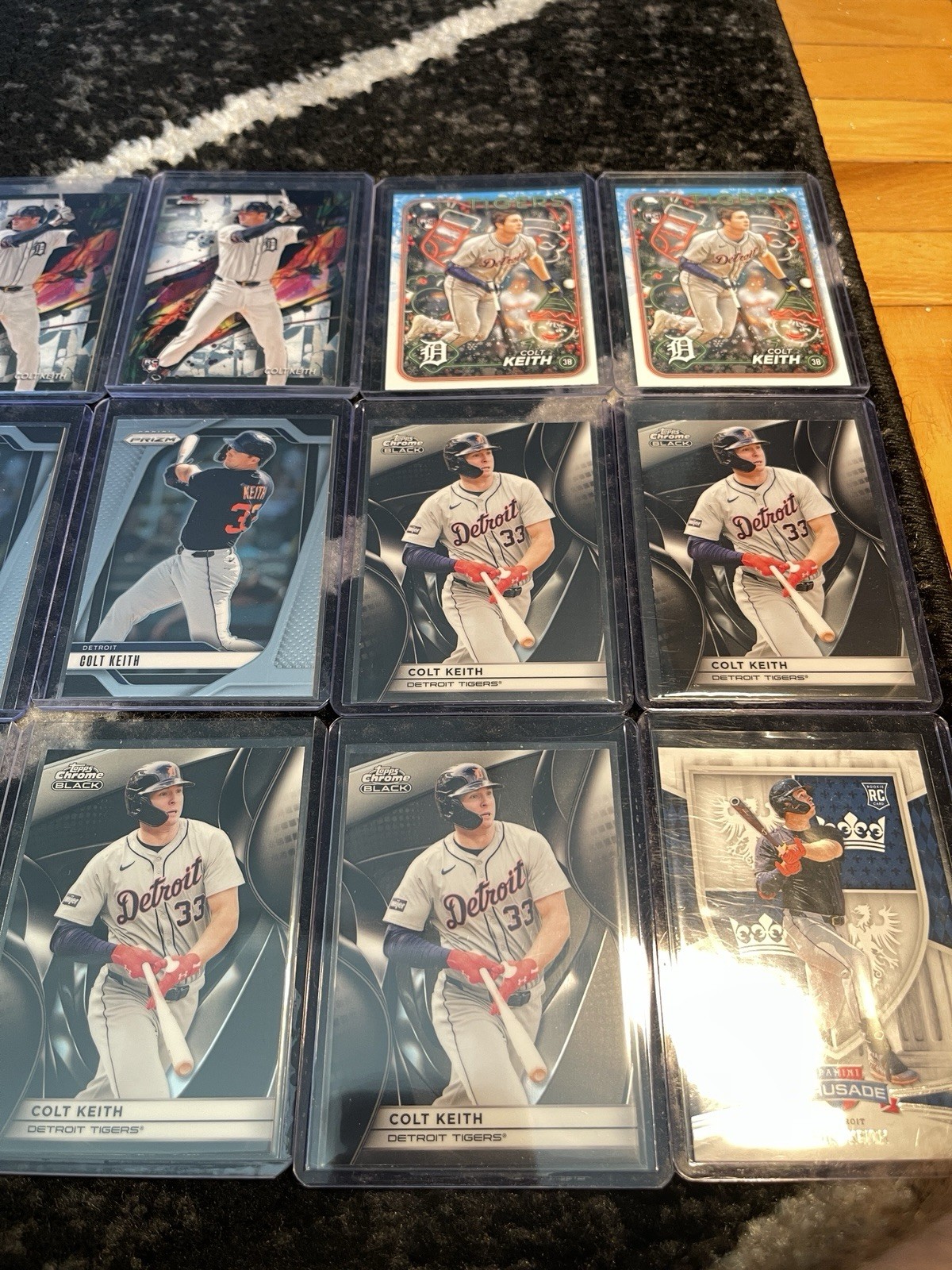Huge Colt Keith RC 133-Card Lot Autos, Parallels, Inserts, Relic and Base.