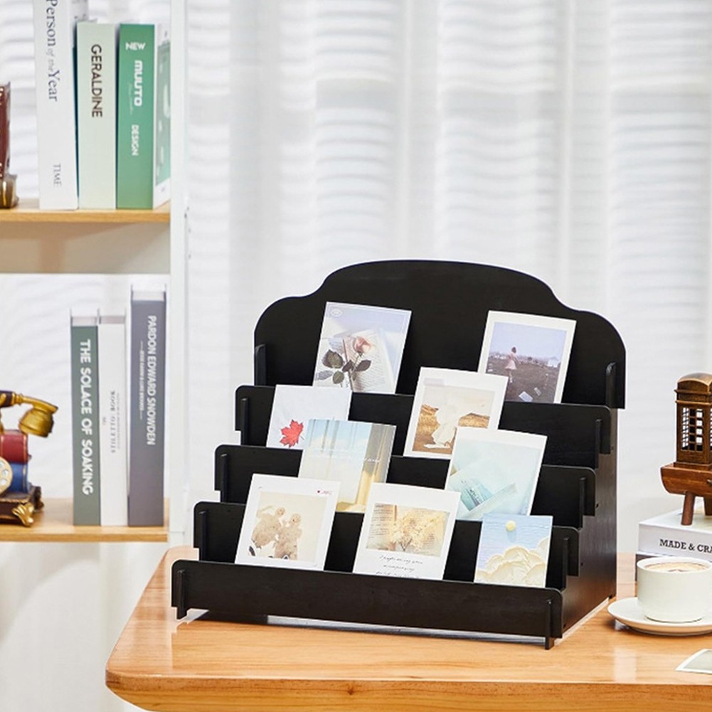 Greeting Card Display Stand Holder for Retail Stores, Postcards, Stickers Rack