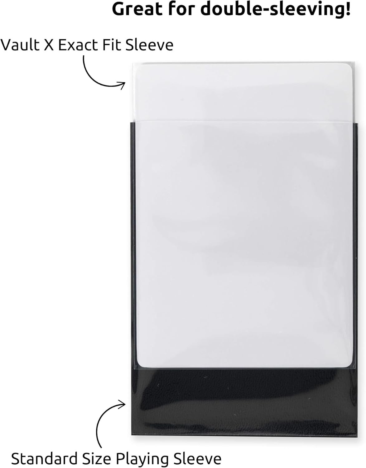 Vault X Exact Fit Trading Card Sleeves – High Clarity Perfect Fit Inner Sleev…