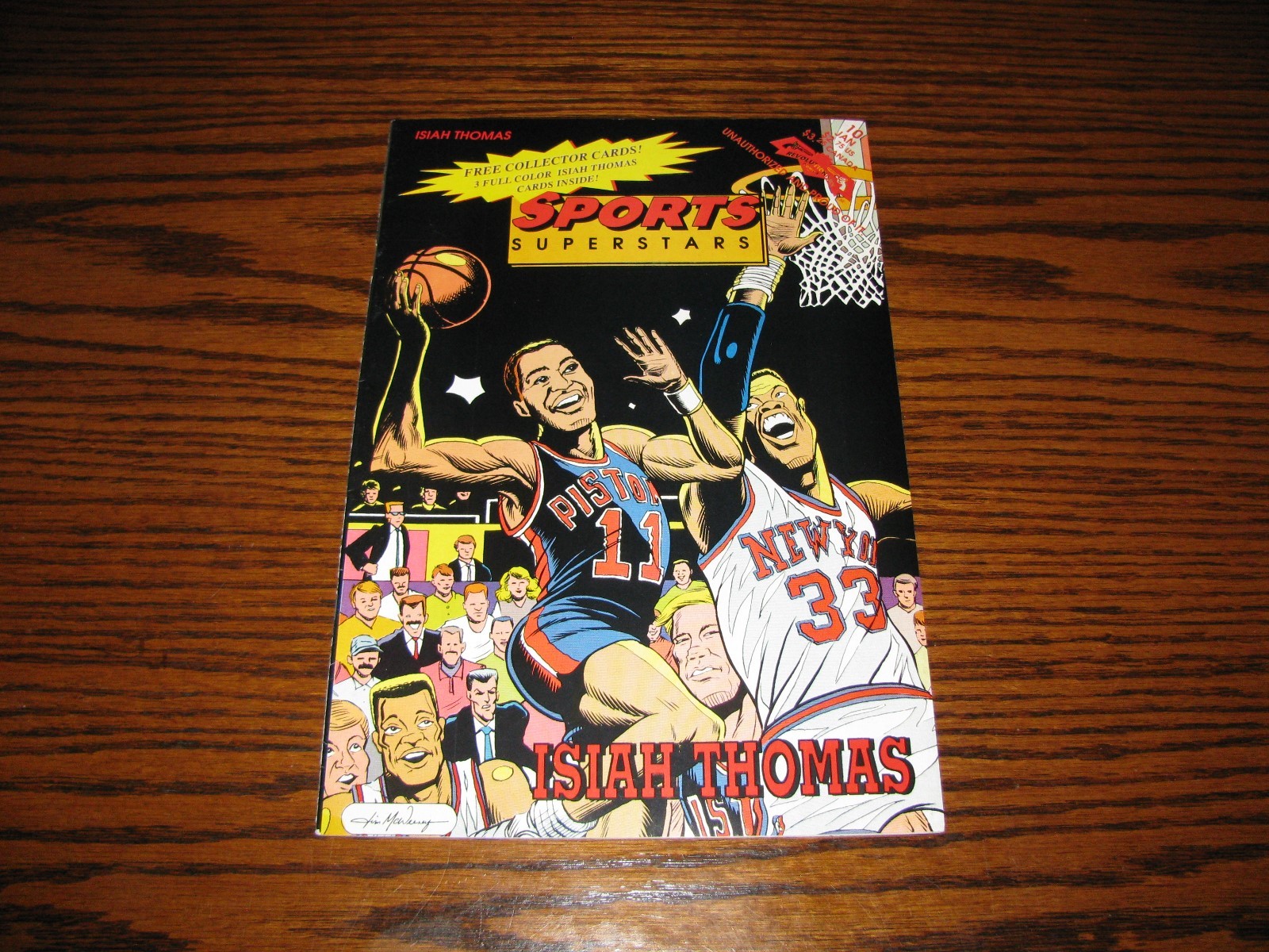 ISIAH THOMAS – Basketball Comic Book!! Oddball! PISTONS