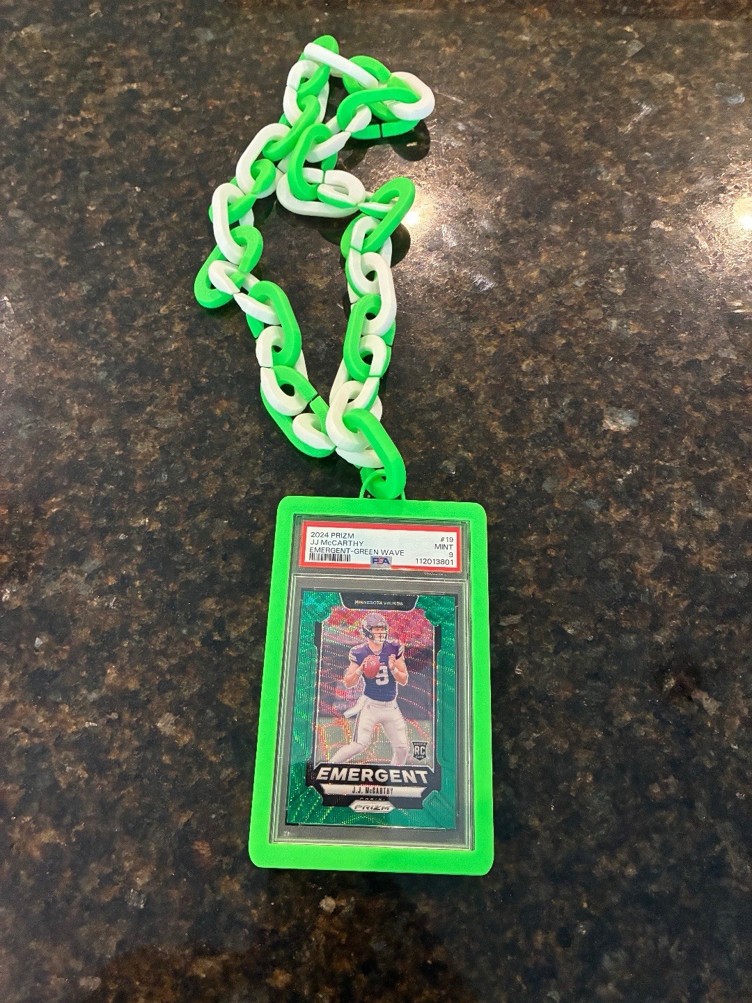 PSA GRADED SLAB CARD CHAIN AND PENDANT