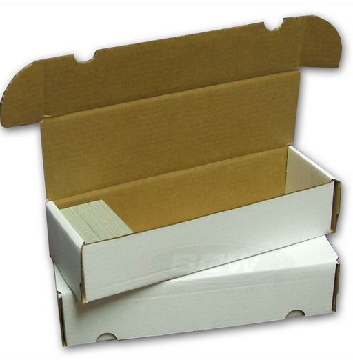660 Count Cardboard Card Storage Box – Holds 580 Standard / 940 Gaming Cards