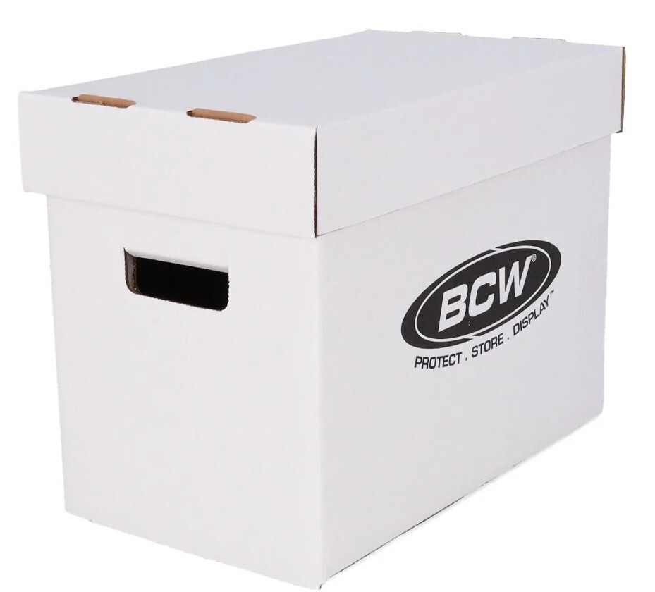 (1x) BCW Magazine Storage Box- Corrugated Cardboard Storage Box