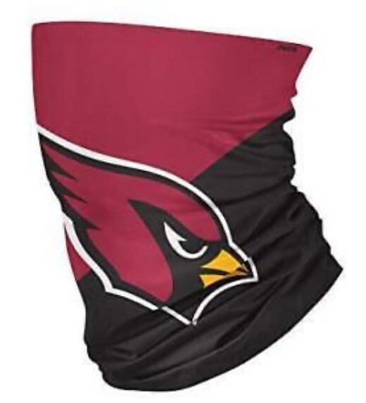 Arizona Cardinals NFL Big Logo Gaiter Red And Black Scarf Youth Brand New