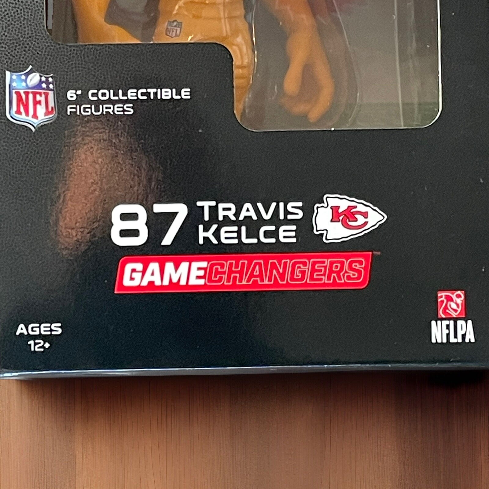 Travis Kelce Chiefs Yellow Variant Game Changers 6 Inch Collectible Figure