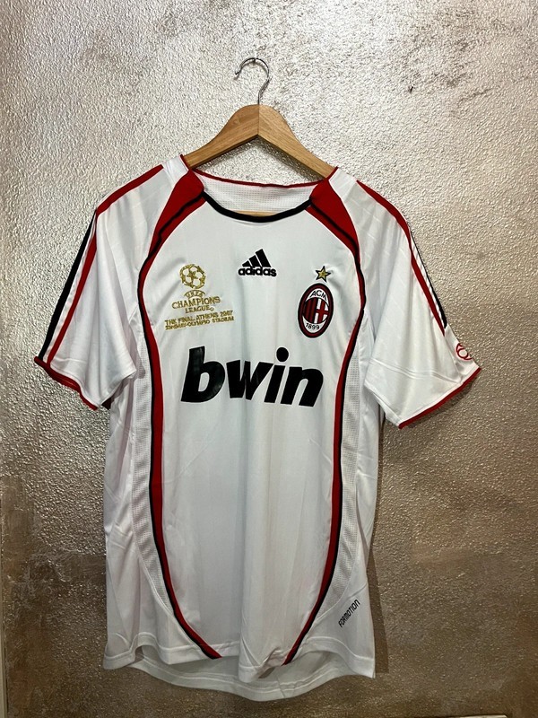 AC Milan 2007 Champions League Final Shirt — Kaka & Maldini | Historic Victory