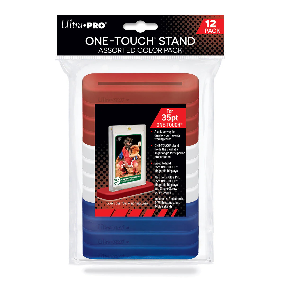 Ultra PRO One Touch Stand Display Holder Trading Sports Cards 12 Count 35PT