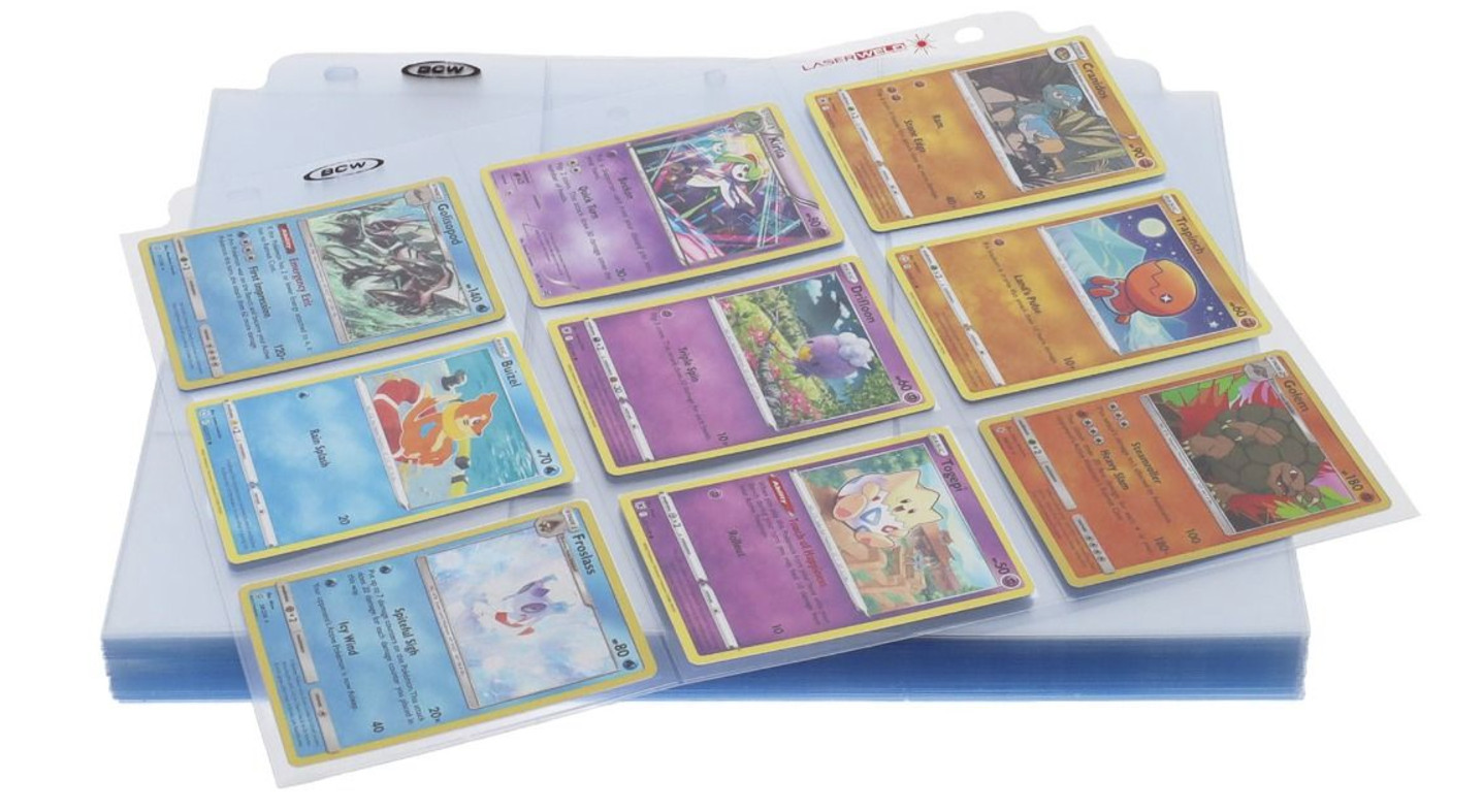 POKEMON Binder Card 9 pocket pages 10 sheets Yo-gi-oh Ultra Storage PRO