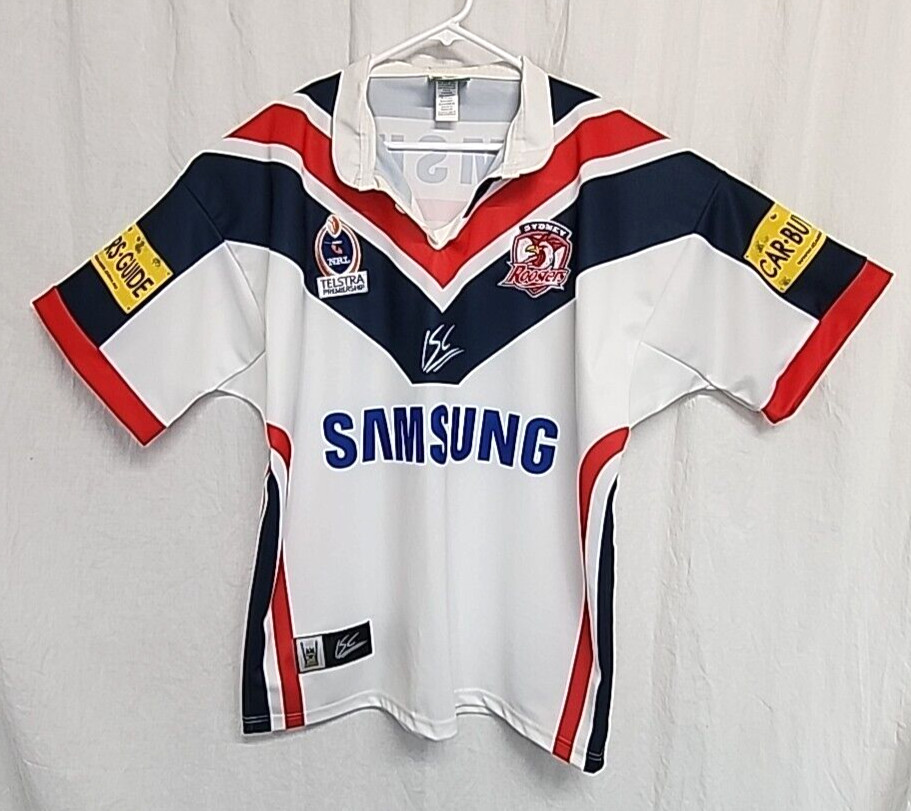 Sydney Roosters Jersey 2XL Rugby NRL Australia Samsung ISC Telstra Car Buyers