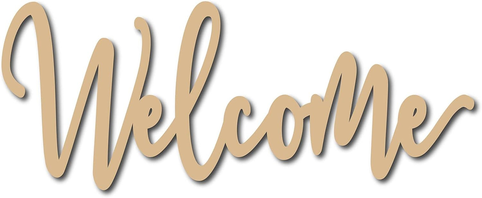 Welcome Sign Wall Art Decor Welcome Wood Cutout Hanging Welcome Sign Rustic Welc