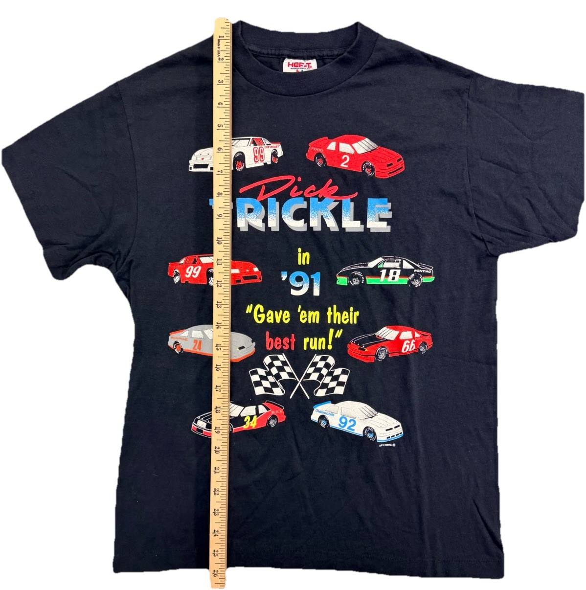 Vintage 1990s Dick Trickle T-Shirt Size Medium NASCAR racing made in USA