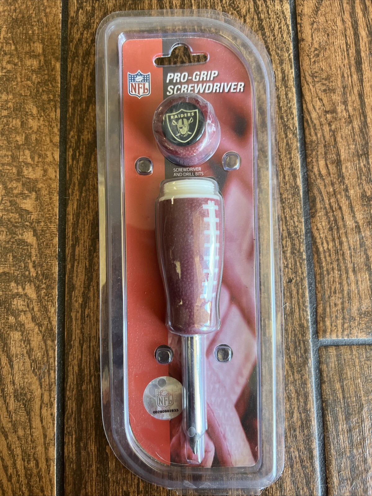 NFL Team ProMark Oakland Raiders Pro Grip Screwdriver 6 Exchangeable Tips