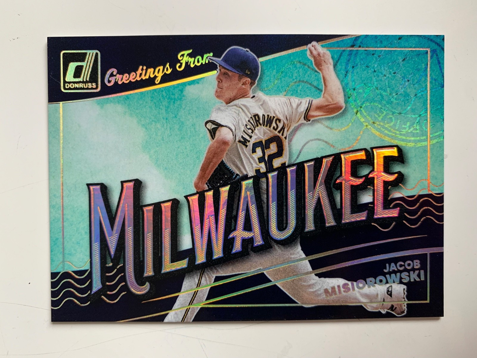 2026 Panini Donruss Greetings From JACOB MISIOROWSKI! Milwaukee Brewers