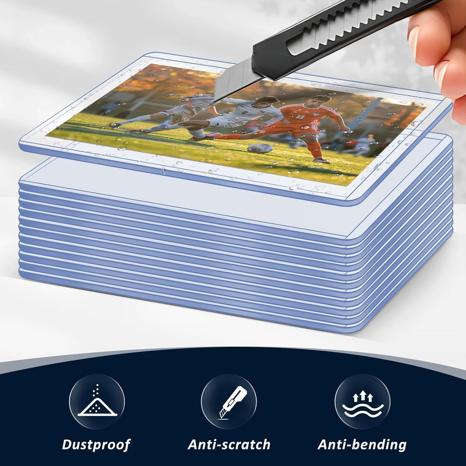 15 Pack Top Loads for Cards 3″X4″ Hard Plastic Card Sleeves Baseball Card Protec