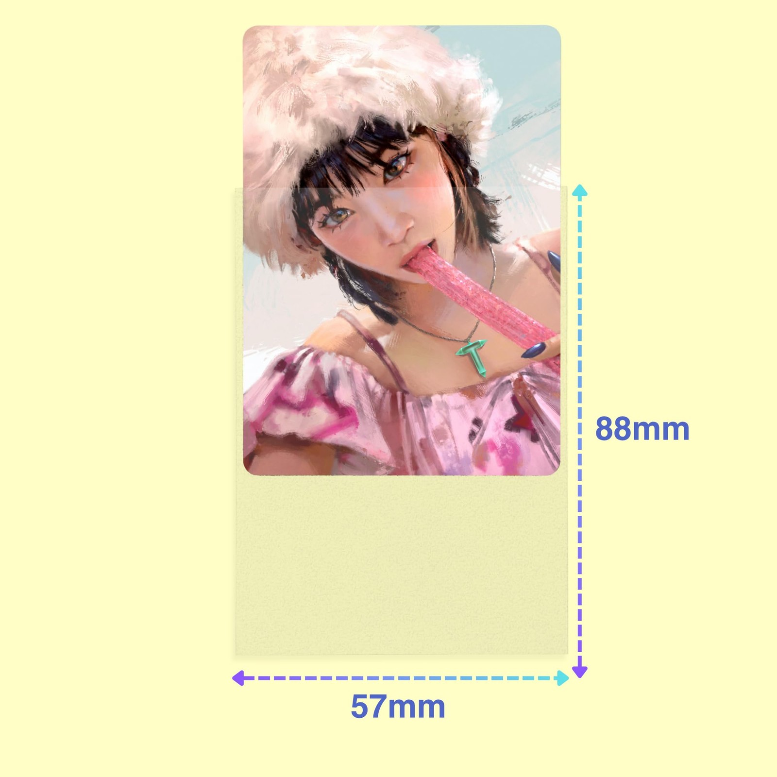 Premium Kpop Photocard Sleeves 150ct Card Protectors 57x88mm for Albums