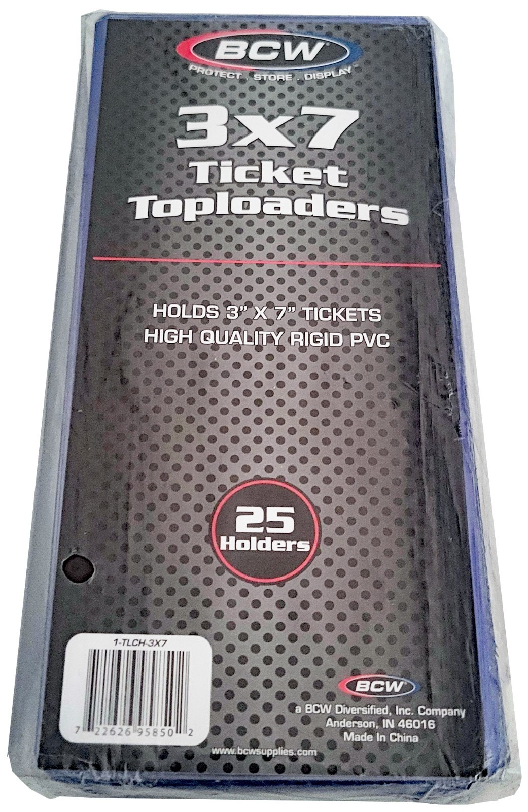 25 BCW Ticket Toploaders 3.5 x 7.25 stub event concert currency sports holder