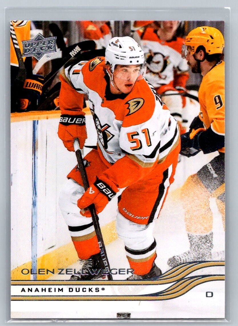 2025-26 Upper Deck #251 Olen Zellweger Anaheim Ducks