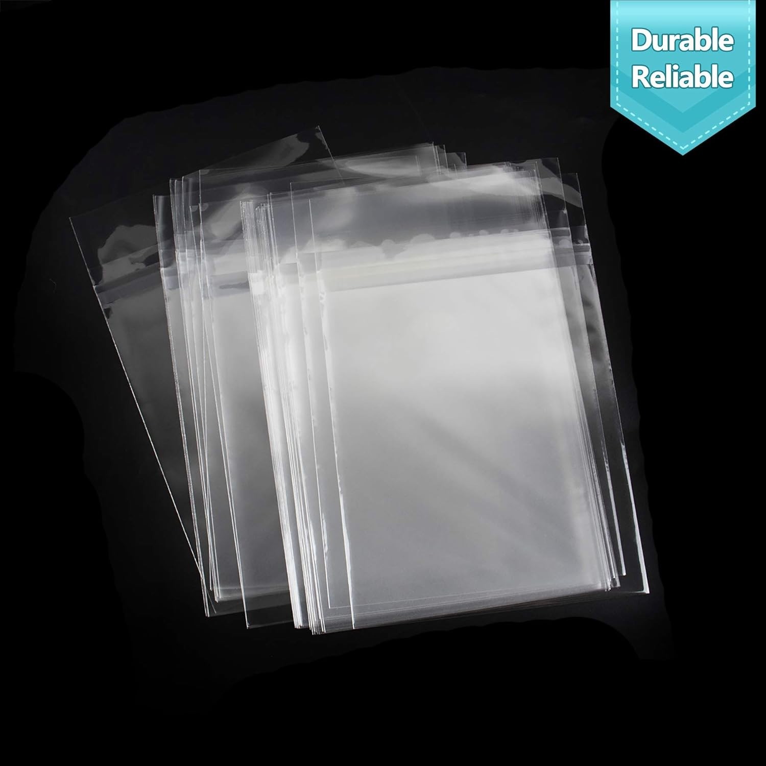 Safe and Easy Storage: 100-Pack 7″ x 9″ Acid-Free Clear Sleeves for Photographs