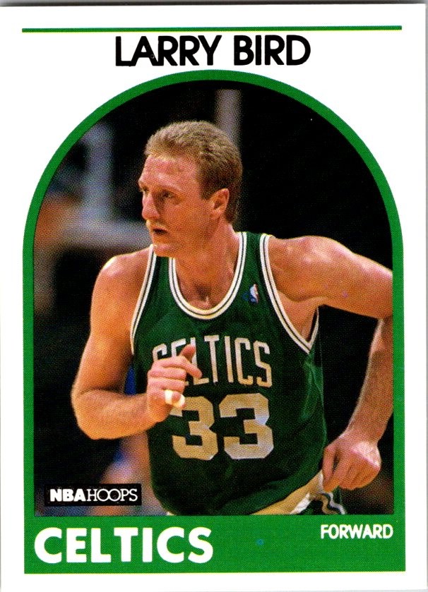 1989-90 Hoops – Larry Bird – #150 Base Card – Boston Celtics