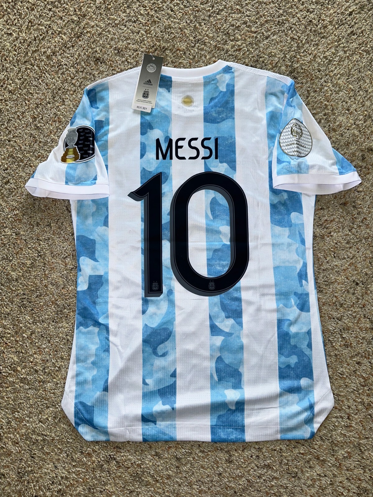 BNWT Argentina 2021 Copa America Final Player Issue #10 Messi shirt “US M”