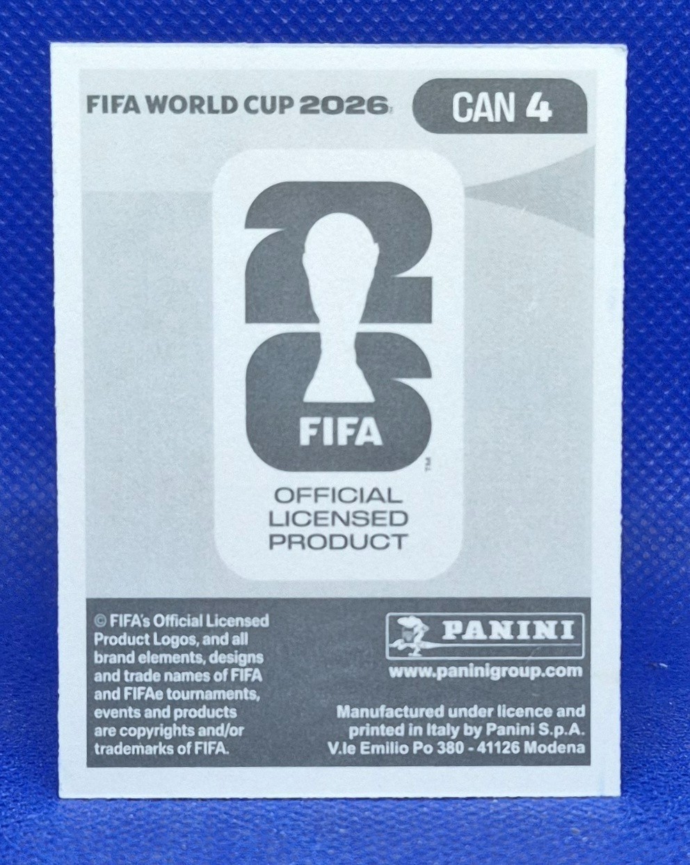 2026 Panini FIFA World Cup Sticker Alistair Johnston #CAN 4 – Canada