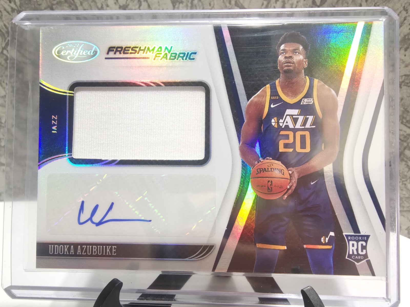 Panini 2020-21 Certified Udoka Azubuike RC Auto Jersey #FF-UDO