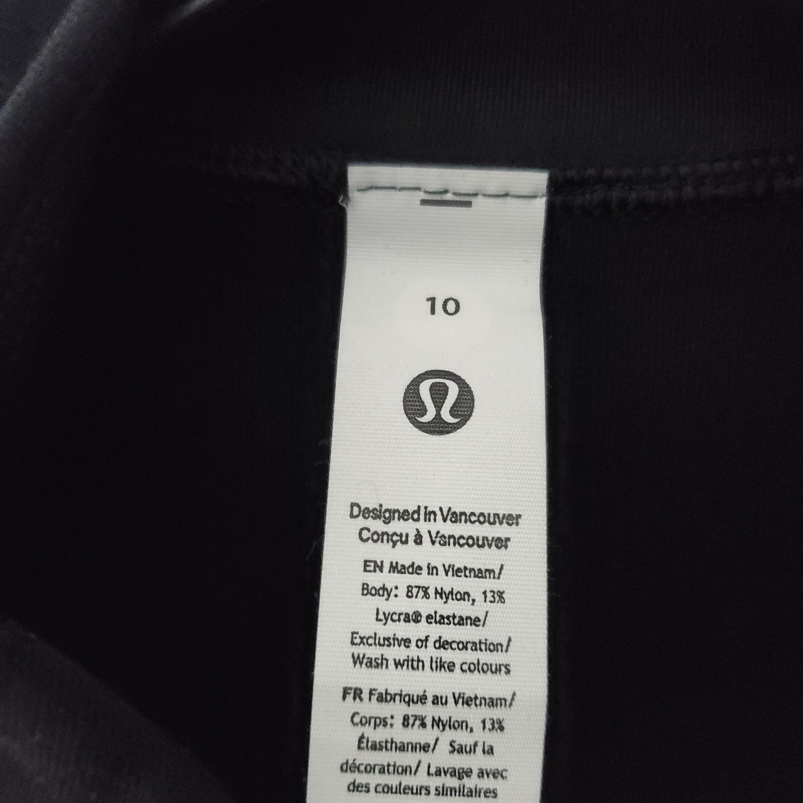 Philadelphia Eagles Define Jacket Women’s 10 Black NFL Full Zip Lululemon NWT