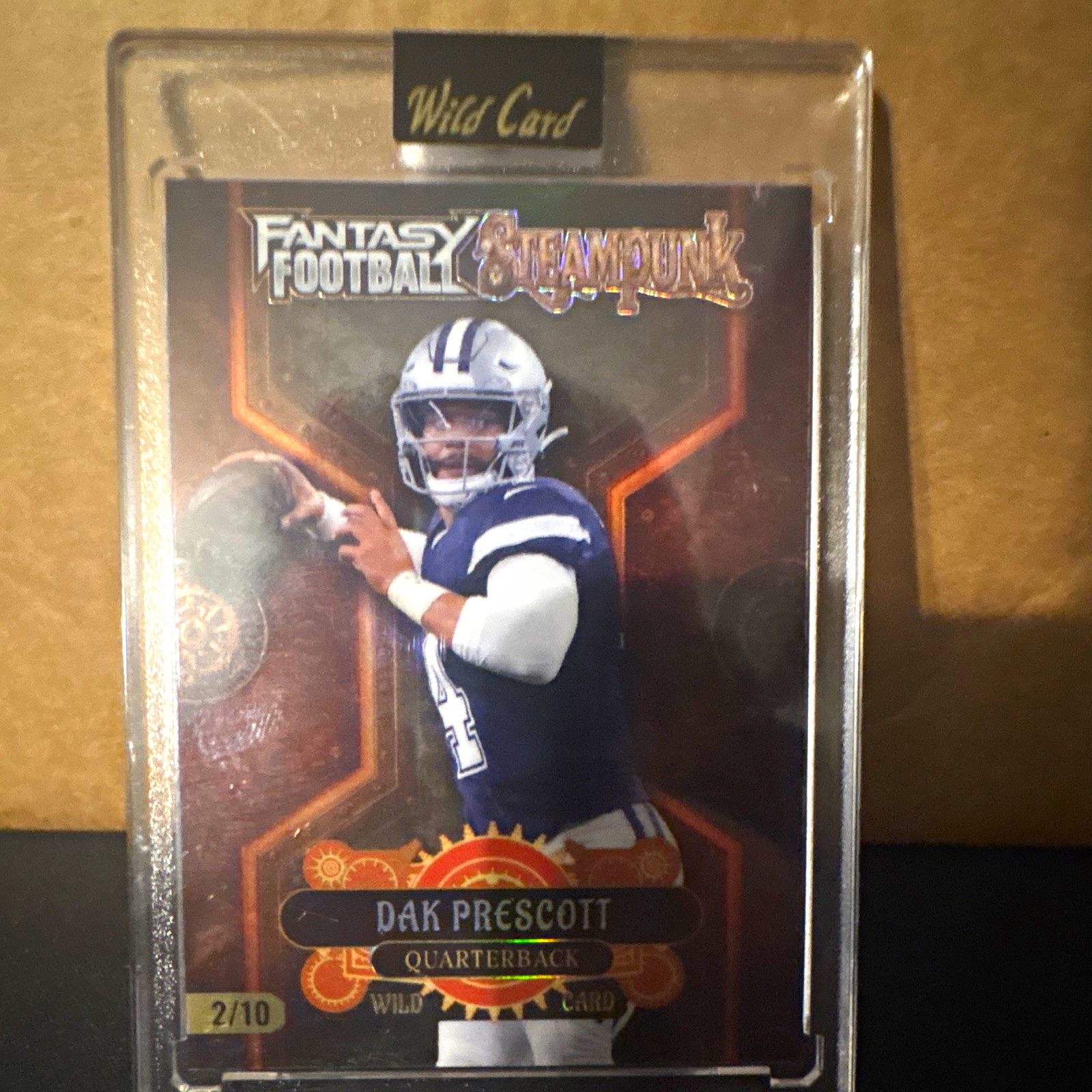 Wild Card Dak Prescott Fantasy Football Steampunk Cowboys NFL FSPOG07-DP 2/10