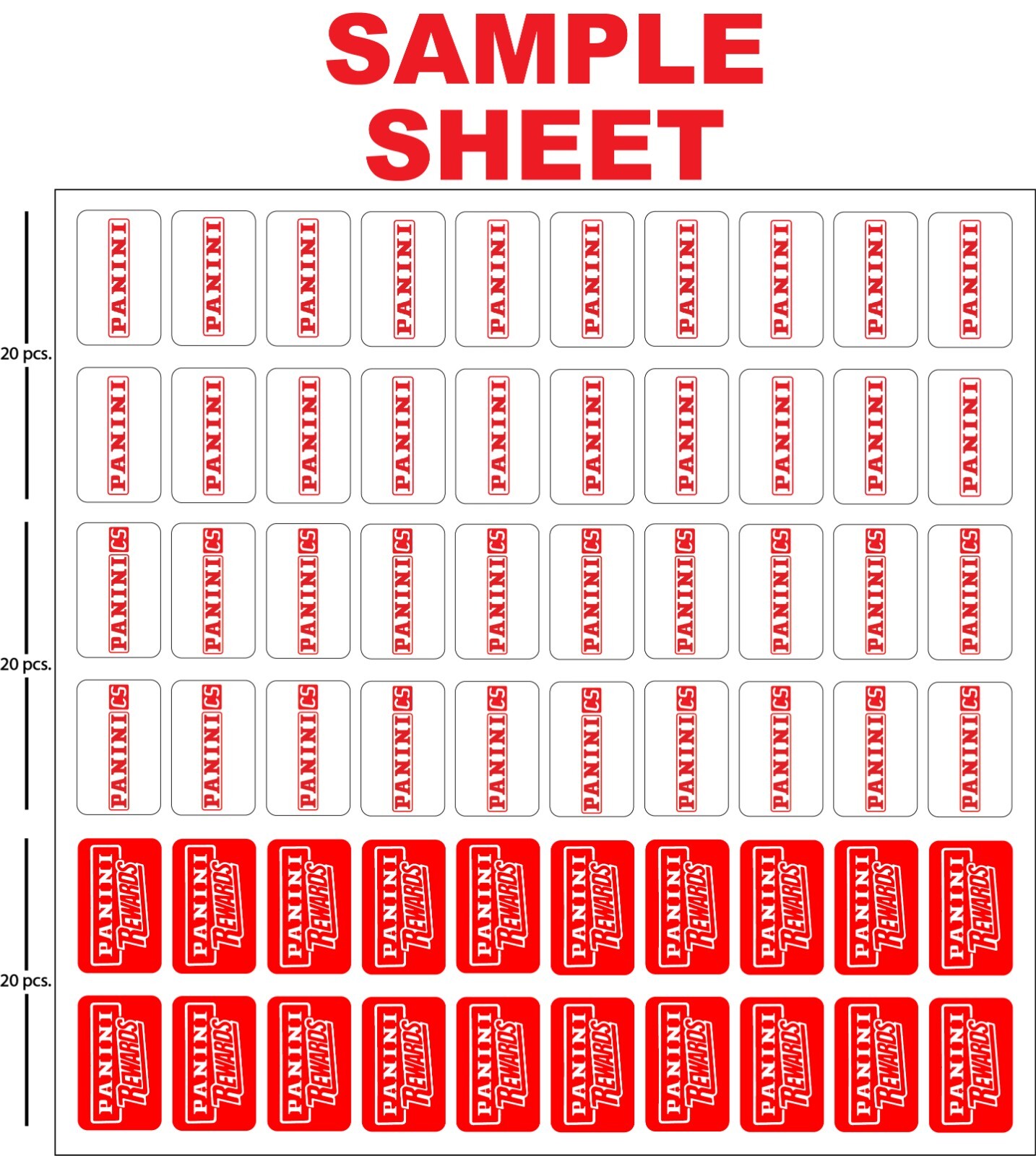 ONE TOUCH STICKER 35 pt. FREE PANINI SEALS COMBO 1 60 pcs. 9 SIZES FREE DECAL