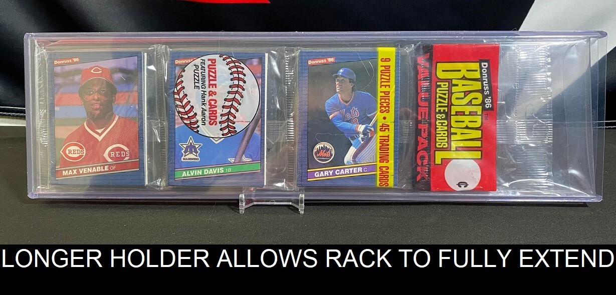 NEW PVC Rack Pack Holders pack of 5 – New size for 1981 – 1995 packs All Sports