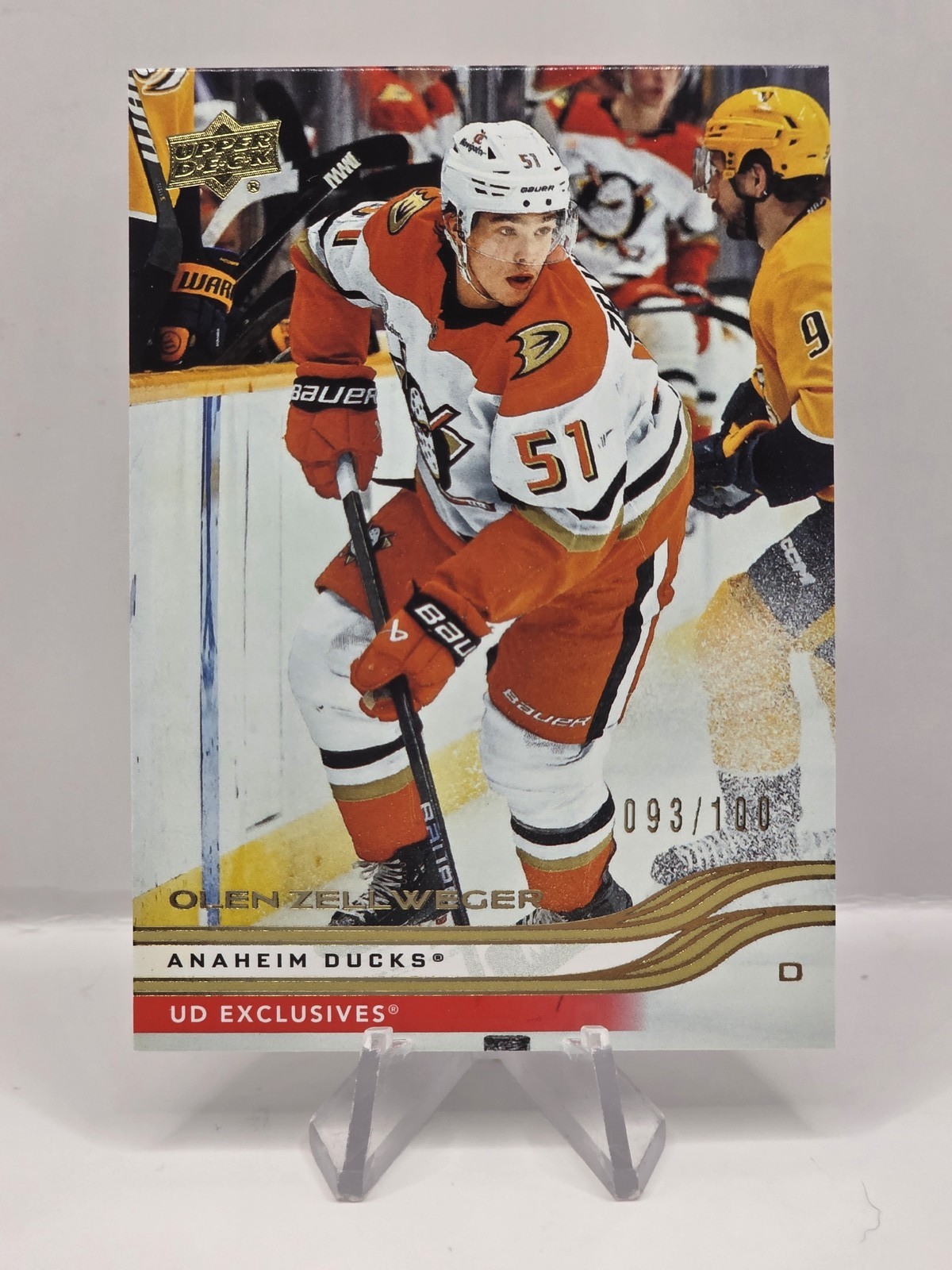 2025-26 Upper Deck #251 Olen Zellweger Exclusives #/100