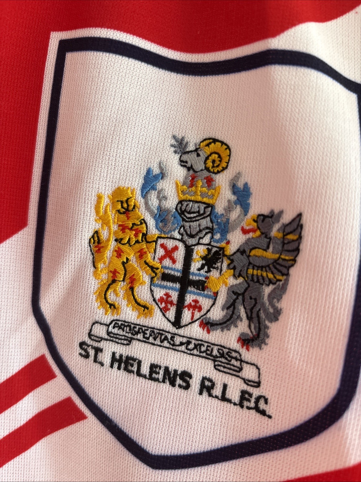St Helens Rugby League Home Shirt 1996 Vintage Size Medium Very Good Condition