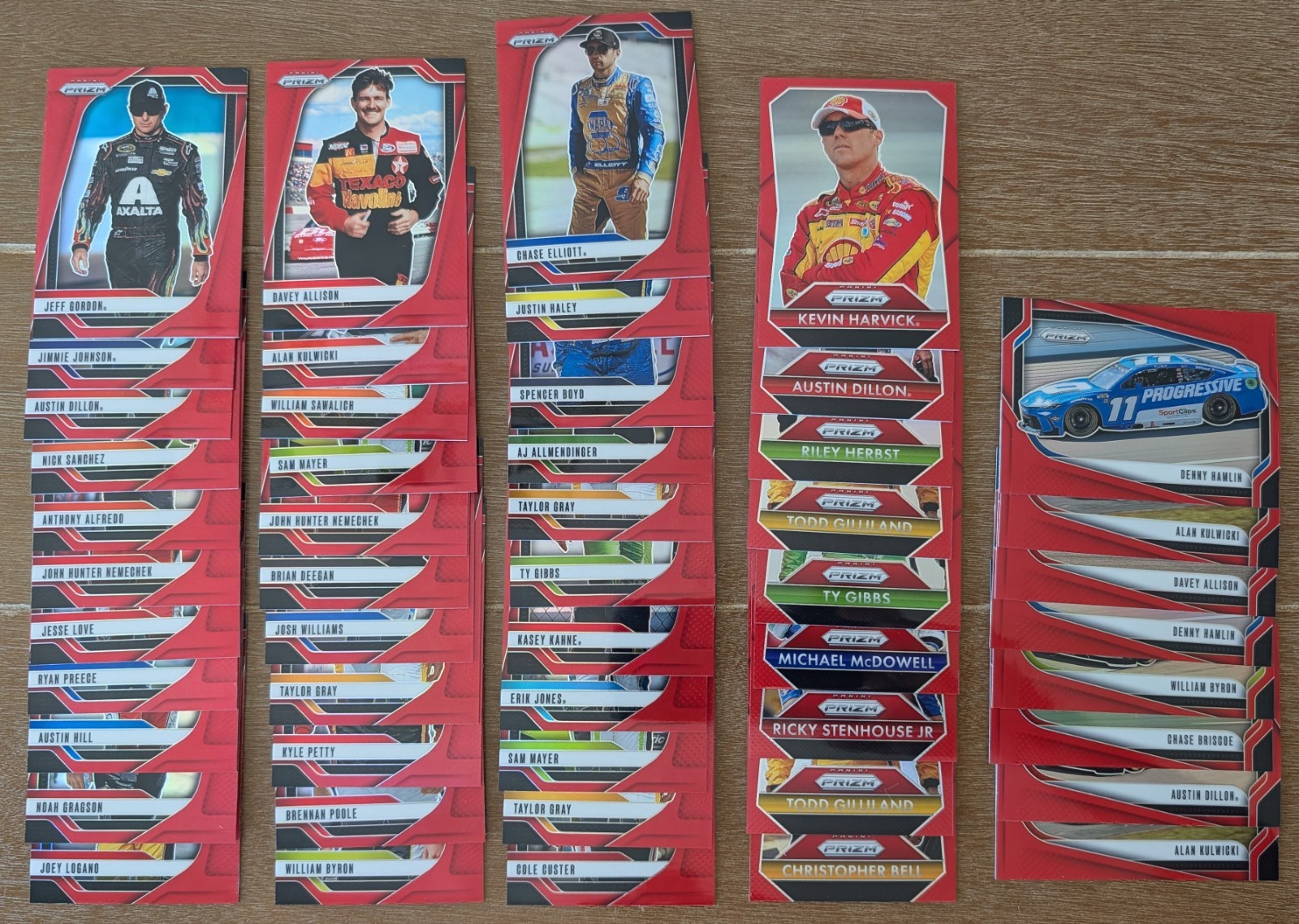 250+ 2025 Prizm NASCAR Numbered Lot