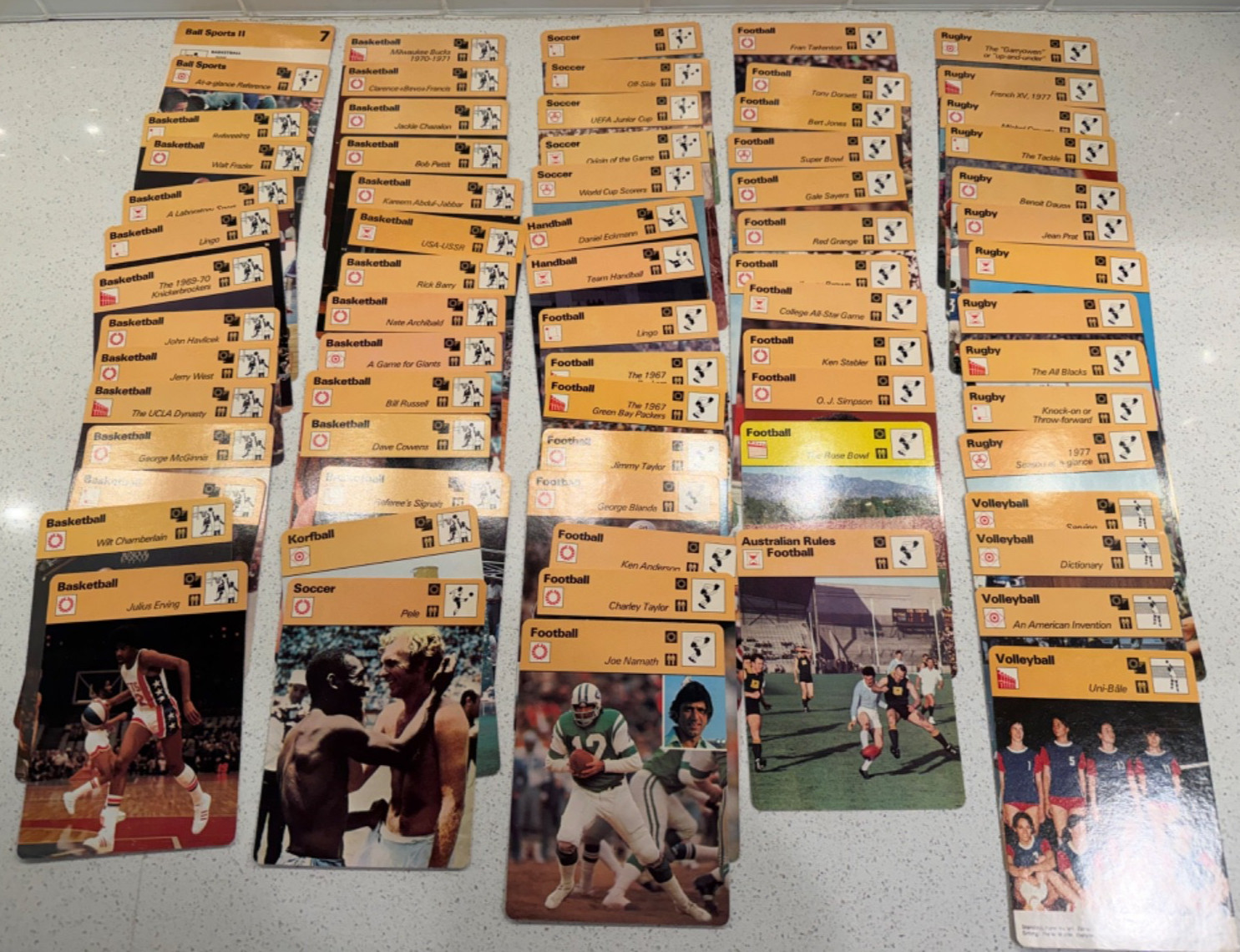 HUGE 1977-78 Sportscaster Cards – Dividers – Booklets ASSORTED 550+ piece Lot