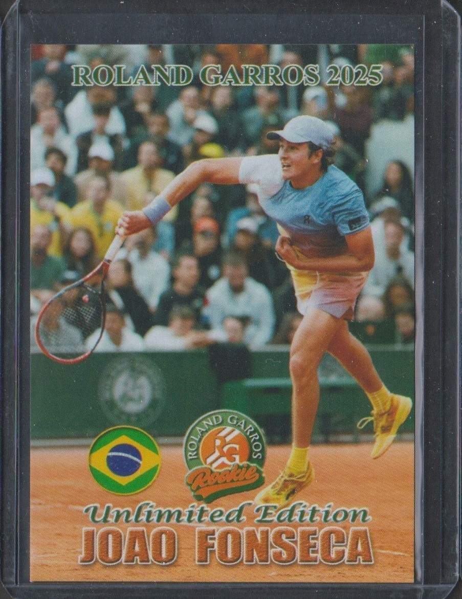 Pop 1 JOAO FONSECA 2025 FRENCH OPEN RG ROOKIE Tennis card CG/PSA/BGS 10 GEM