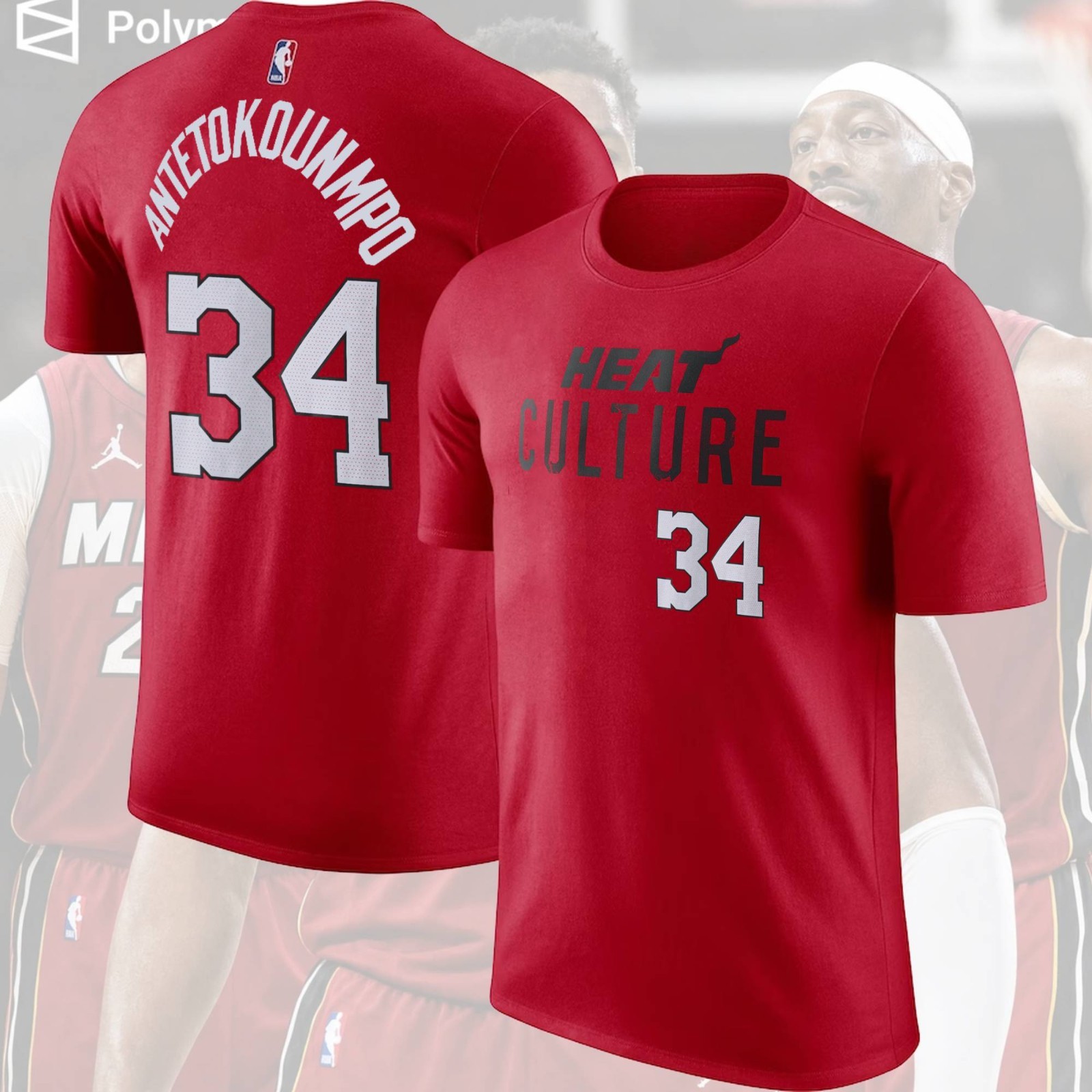 HOT!! Welcome Giannis Antetokounmpo #34 to Miami Heat 2026 Player Name & Number