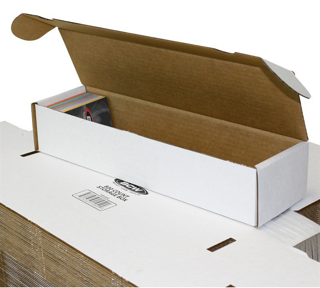3 BCW 800 Count Cardboard Card Storage Boxes Sports Trading Case Baseball mtg