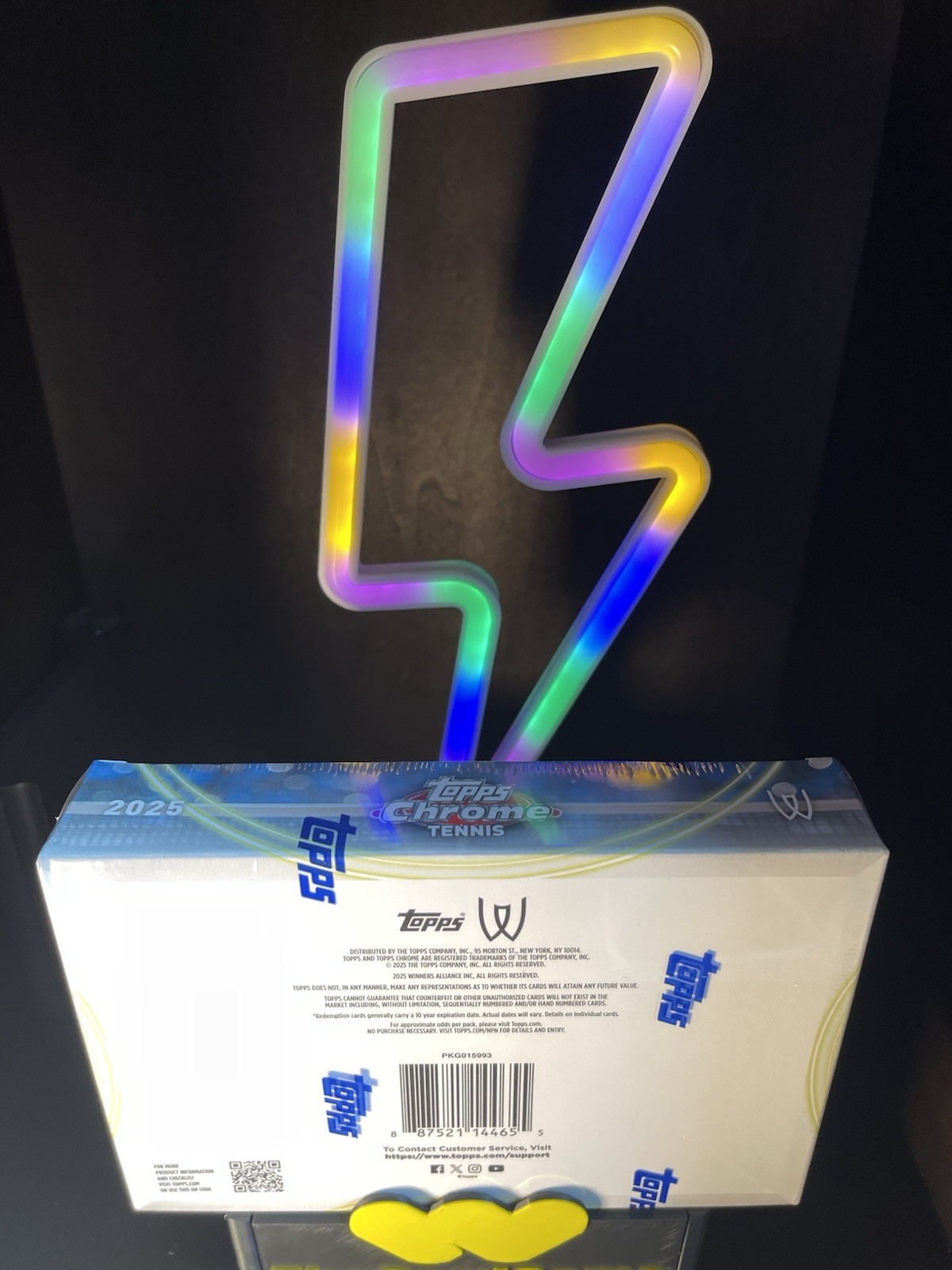 2025 Topps Chrome Tennis Box 5 Chrome Autographs Per Box