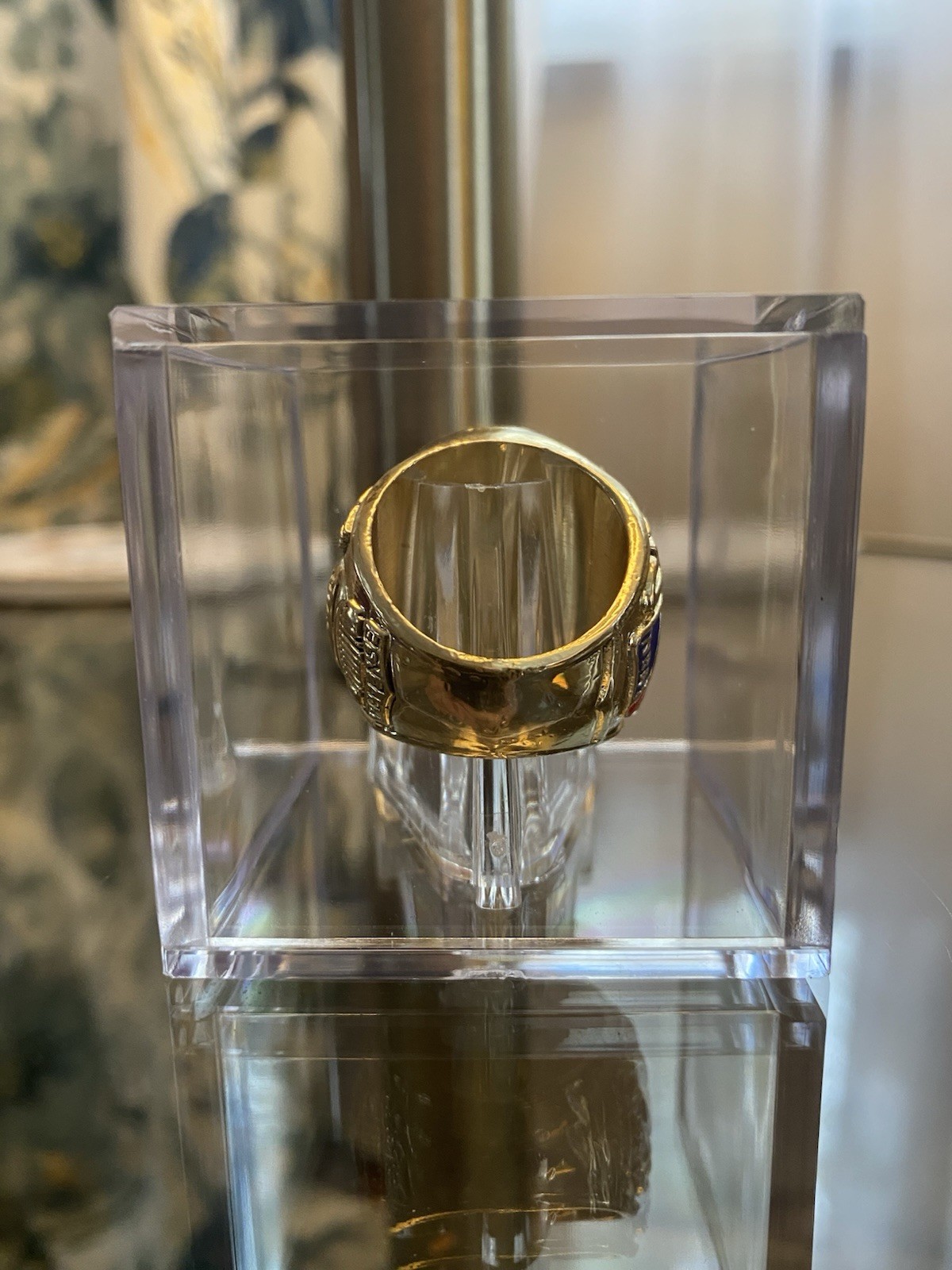 1973 New York Knicks Championship Ring w/Showcase Cube Willis Reed USA SHIP