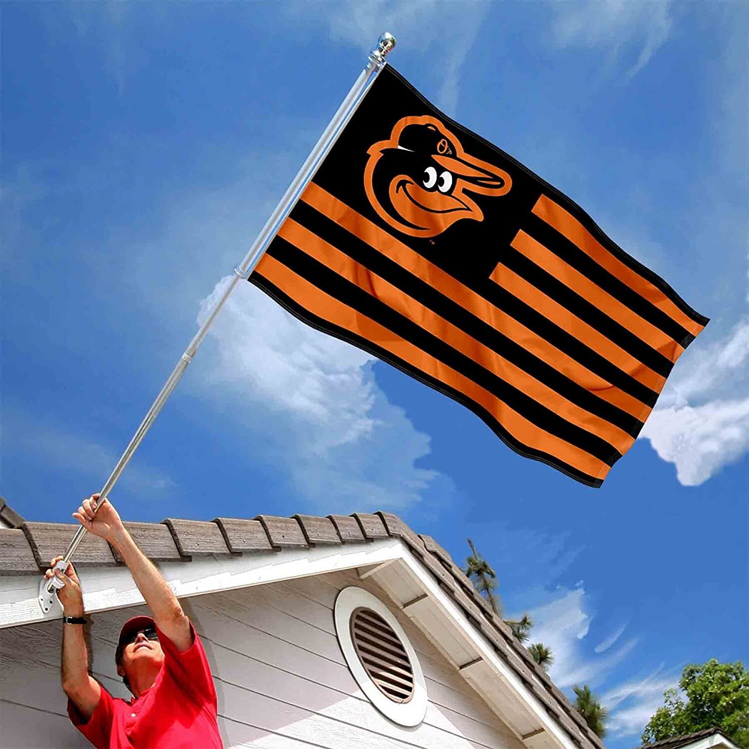 Baltimore Orioles 3×5 ft Flag Banner MLB Baseball Champions Free Shipping