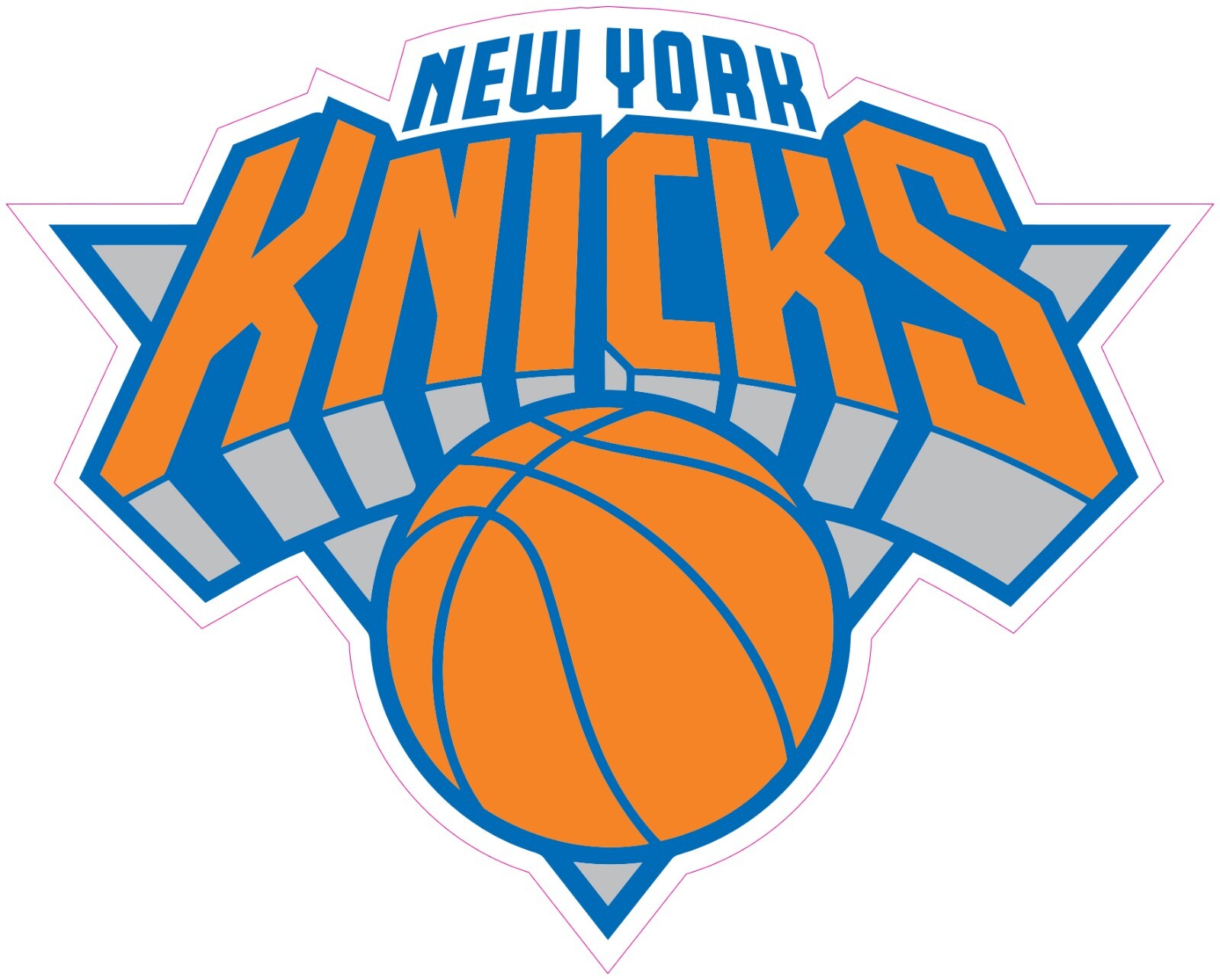 New York Knicks Basketball HTV Heat Transfer Vinyl Iron On (NOT A PATCH)