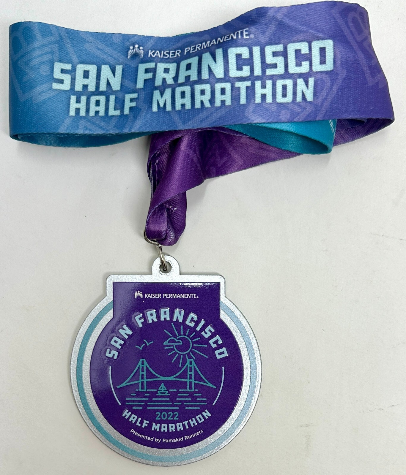 2022 Kaiser Permanente San Francisco KPSF Half Marathon Finisher Medal