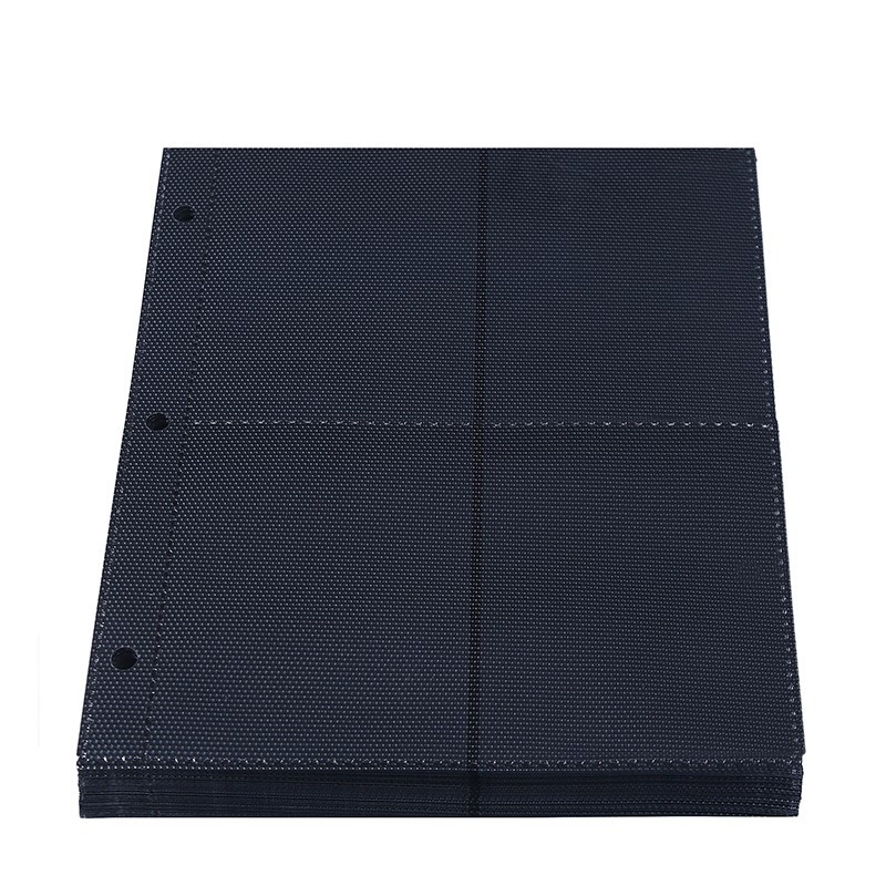 Trading Card Album Binder Protector Pages Sleeves 8 Pocket x 55 Sheets Baseball