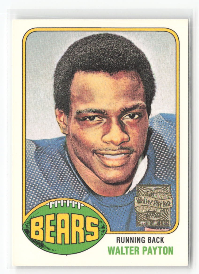 2001 Topps #WP1 Walter Payton Walter Payton Reprints