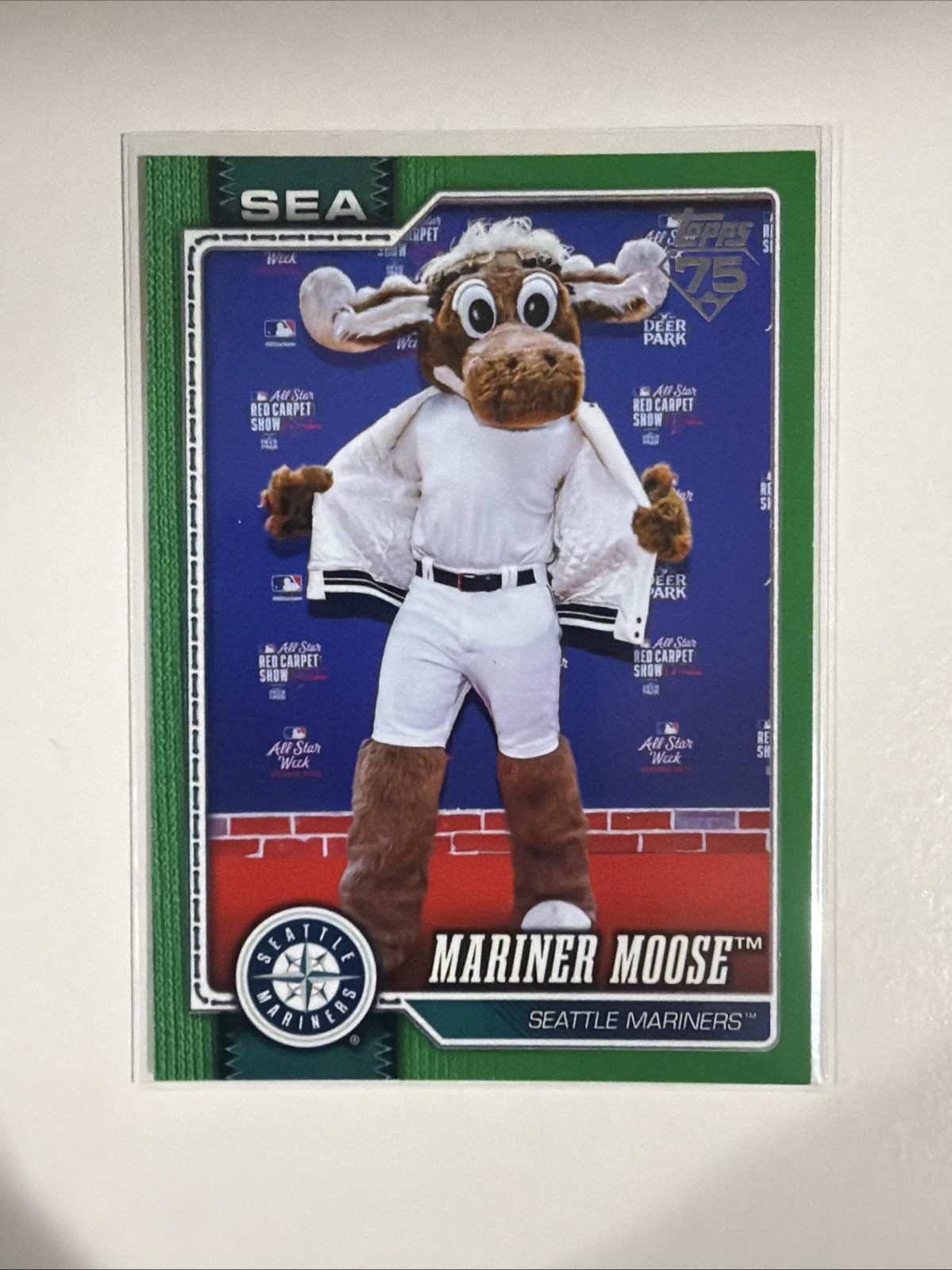 ⚾️ ’26 Topps Celebration Mariner Moose Green SP /99 Mariners ⚾️