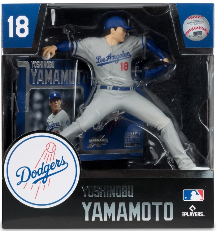 MLB Sports Picks Baseball Yoshinobu Yamamoto 7-Inch Posed Figure
