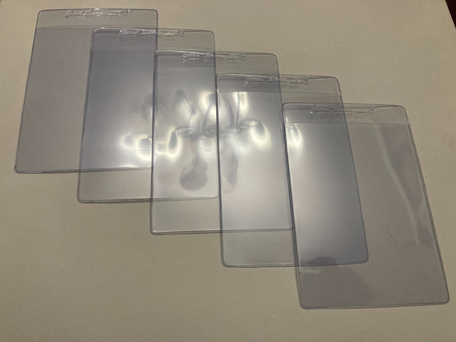 Lot of 5 Card Savers I Carboard Gold Size 3 5/16″ X 4 7/8″
